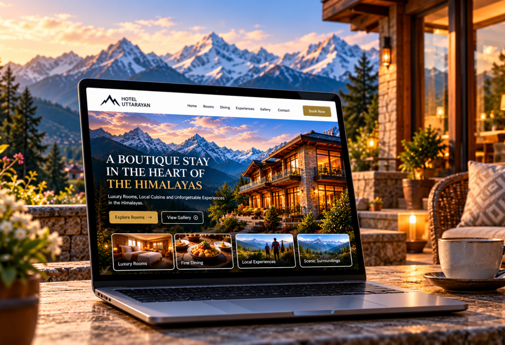 Himalayan Luxury Retreat at Golden Hour